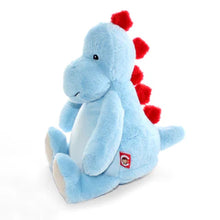 Load image into Gallery viewer, Personalised Baby Blue Dinosaur Cubby side view
