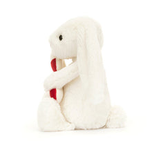 Load image into Gallery viewer, Personalised Jellycat Bashful Bunny SMALL - Candy Cane SIDE VIEW
