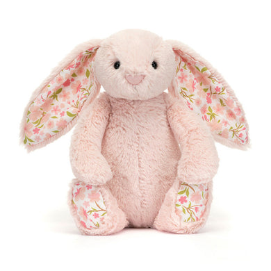 Personalised Jellycat Bashful Bunny SMALL - Blush Blossom Cherry