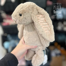 Load image into Gallery viewer, Personalised Jellycat Bashful Bunny Medium - Beige
