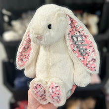 Load image into Gallery viewer, Personalised Jellycat Bashful Bunny Medium - Cherry Blossom
