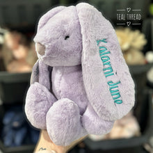 Load image into Gallery viewer, Personalised Jiggle &amp; Giggle Medium Bunny | Lilac
