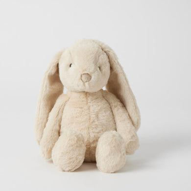 Personalised Jiggle & Giggle Medium Bunny | Beige front