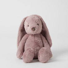 Load image into Gallery viewer, Personalised Jiggle &amp; Giggle Medium Bunny | Mauve front view
