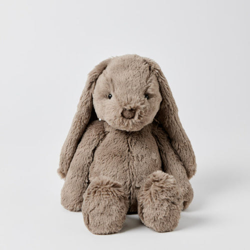 Personalised Jiggle & Giggle Medium Bunny | Mocha front view