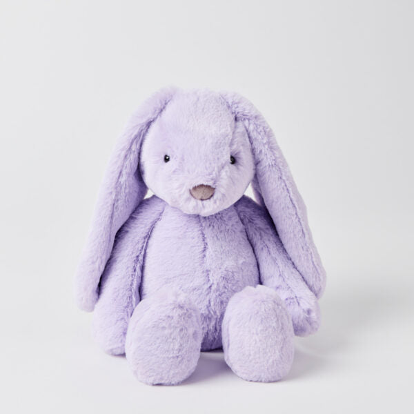 Personalised Jiggle & Giggle Medium Bunny | Lilac front view