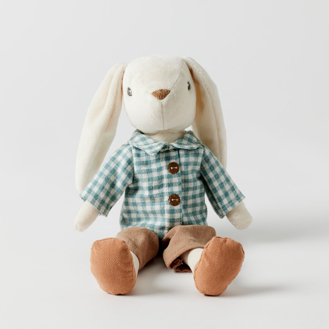 Personalised Jiggle & Giggle Medium Bunny | Huey front view