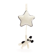 Load image into Gallery viewer, Jellycat Bashful Black &amp; Cream Puppy Musical Pull
