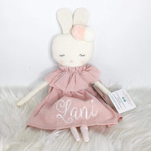 Load image into Gallery viewer, Alimrose Isabelle Bunny 40cm Pink Linen
